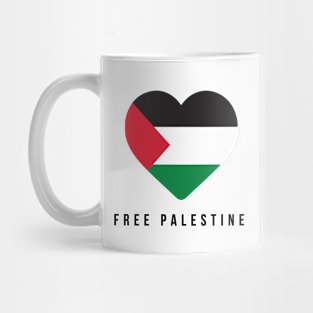 Free Palestine Love Mug